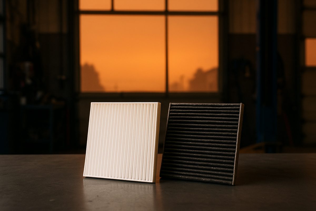 Cabin air filter for wildfire smoke season in Kamloops