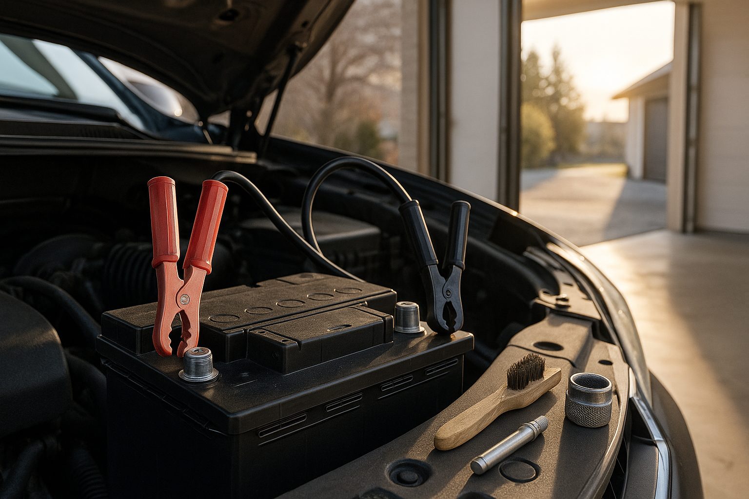 Car battery testing after a Kamloops winter