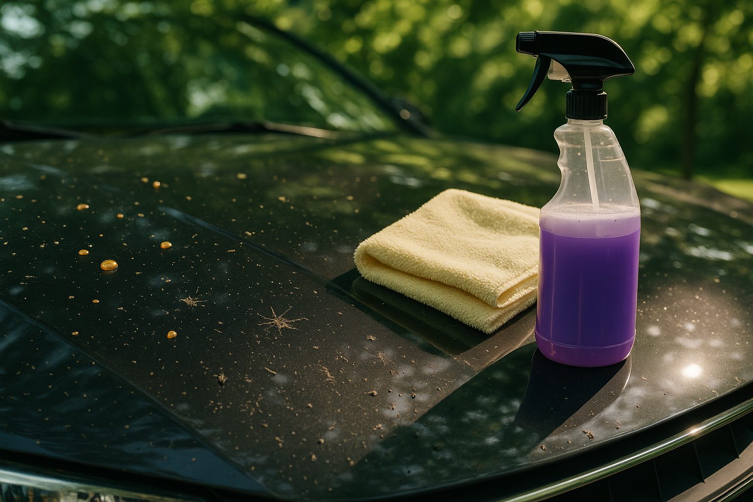 Protecting vehicle paint through a Kamloops summer